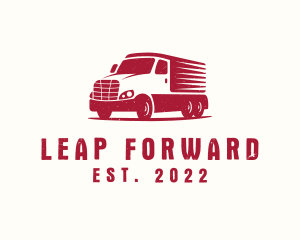 Logistic Forwarding Truck logo design