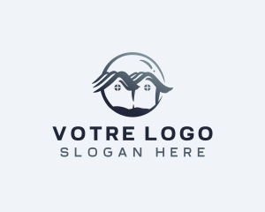 Architect - Construction Roofing House logo design