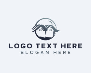 Architect - Construction Roofing House logo design