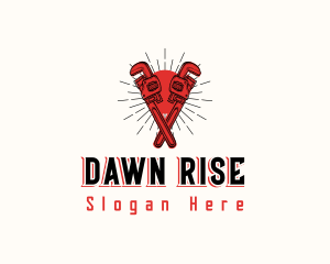 Rising Sun Plumbing logo design