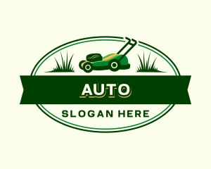 Cut - Lawn Mower Grass Cut logo design