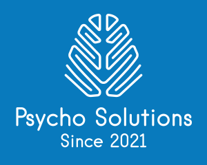 Psycho - Modern Abstract Brain logo design