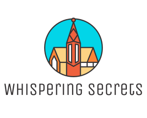 Colorful Cathedral Structure logo design