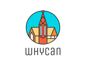 Structure - Colorful Cathedral Structure logo design