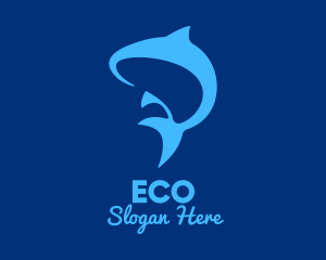 Ocean - Blue Marine Fish logo design