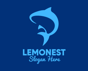 Marine - Blue Marine Fish logo design