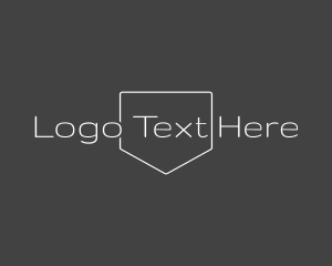 Photography - Simple Minimal Text Emblem logo design