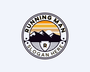 Alpine - Nature Mountain Park logo design