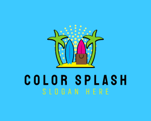 Beach Surf Resort logo design