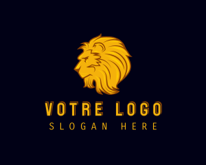 Wild Lion Mane Logo