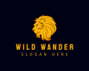 Wild Lion Mane logo design