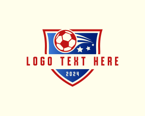 Cricket Ball - Soccer Ball Sports Tournament logo design