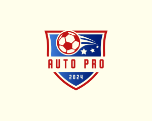 Soccer Coach - Soccer Ball Sports Tournament logo design