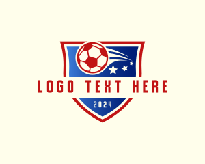 Soccer Field - Soccer Ball Sports Tournament logo design