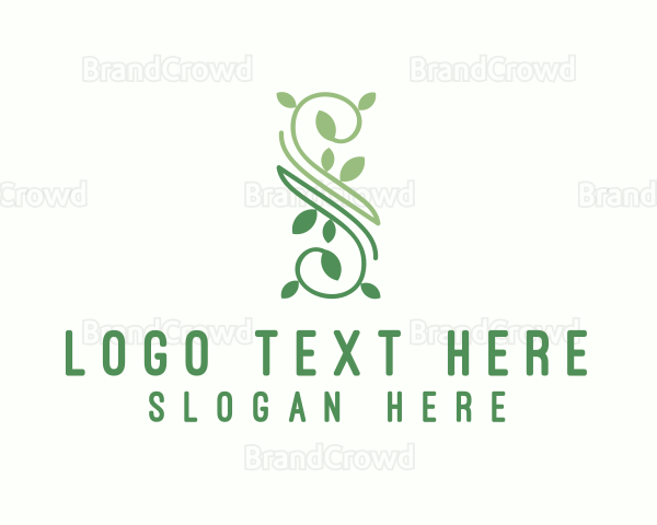 Natural Vine Letter S Logo