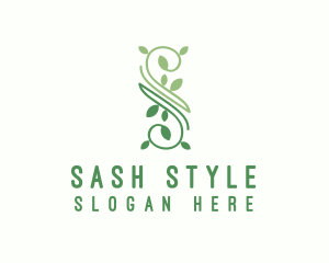 Natural Vine Letter S logo design