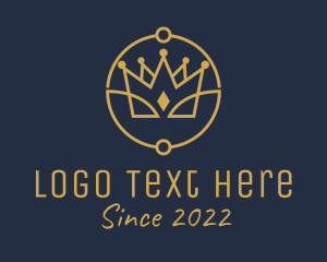 Royal King - Royal Gold Crown Jewelry logo design