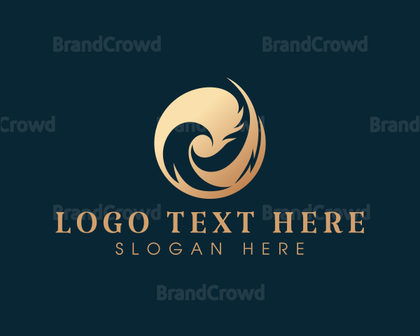 Feather Quill Writing Logo