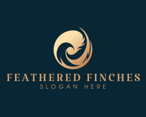 Feather Quill Writing logo design