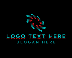 Motion - Tech Cyber Software logo design
