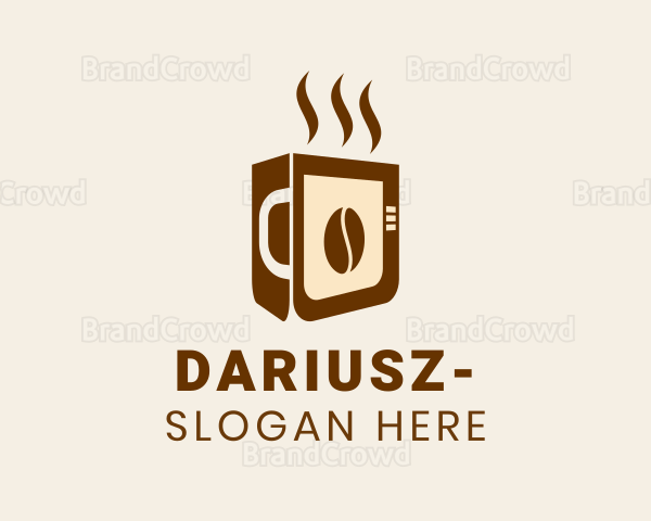 Coffee Bean Drink Dispenser Logo