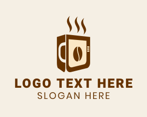 Cafe - Coffee Bean Drink Dispenser logo design