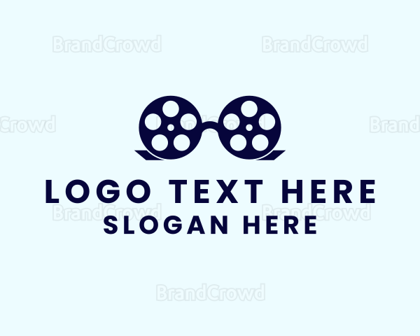 Glasses Film Reel Logo