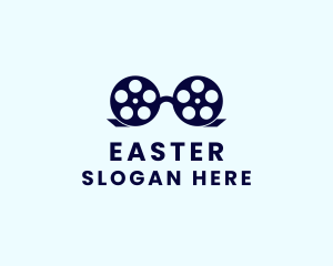 Glasses Film Reel Logo