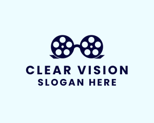 Glasses - Glasses Film Reel logo design