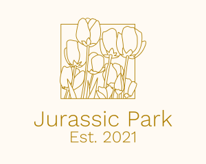 Tulip Flower Park logo design