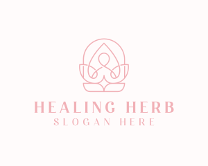 Lotus Healing Yoga logo design