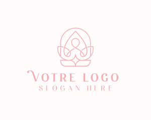 Lotus Healing Yoga logo design