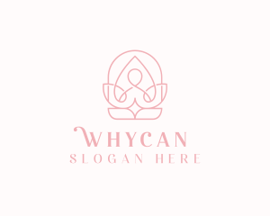 Yogi - Lotus Healing Yoga logo design