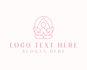 Healing - Lotus Healing Yoga logo design