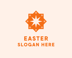 Orange - House Star Spark logo design