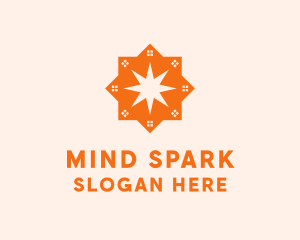 House Star Spark logo design