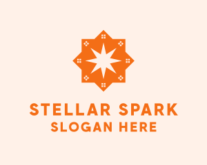 House Star Spark logo design