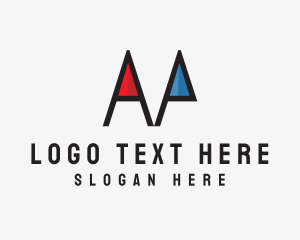 Education - Color Pencil Letter AP logo design