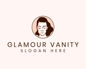 Vanity - Woman Face Skincare logo design