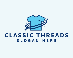 Shirt - Clean Shirt Laundry logo design