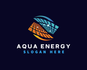 Energy Solar Panel logo design