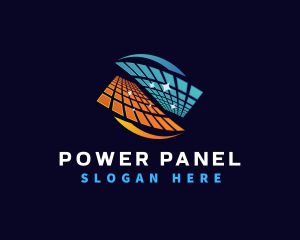 Panel - Energy Solar Panel logo design