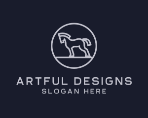 Wild Horse Equestrian logo design