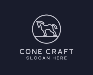 Wild Horse Equestrian logo design