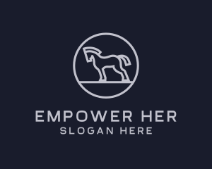 Wild Horse Equestrian logo design