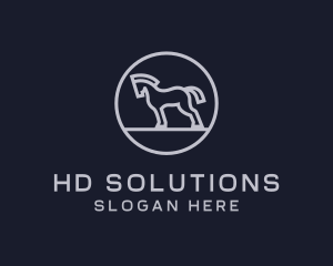 Wild Horse Equestrian logo design