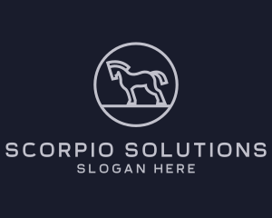 Wild Horse Equestrian logo design