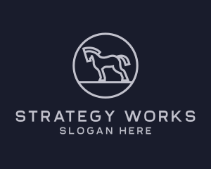 Wild Horse Equestrian logo design