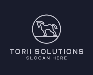 Wild Horse Equestrian logo design