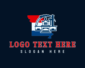 Map - Missouri Theme Park logo design